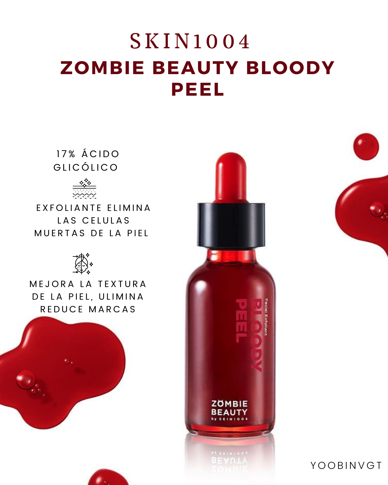 SKIN1004 BLOODY PEEL FACIAL EXFOLIANT