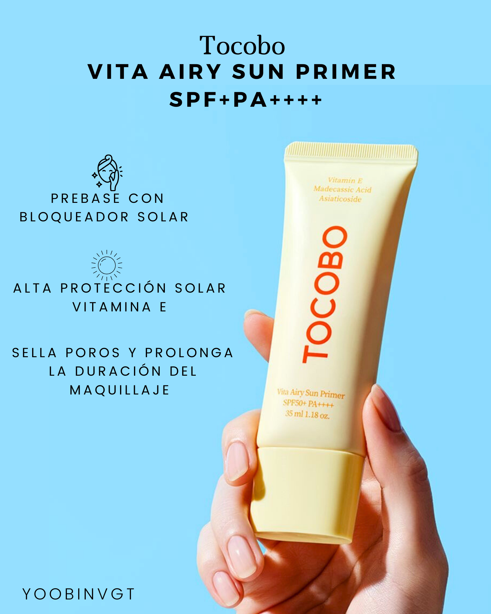 Tocobo VITA AIRY SUN PRIMER SPF50+ PA++++