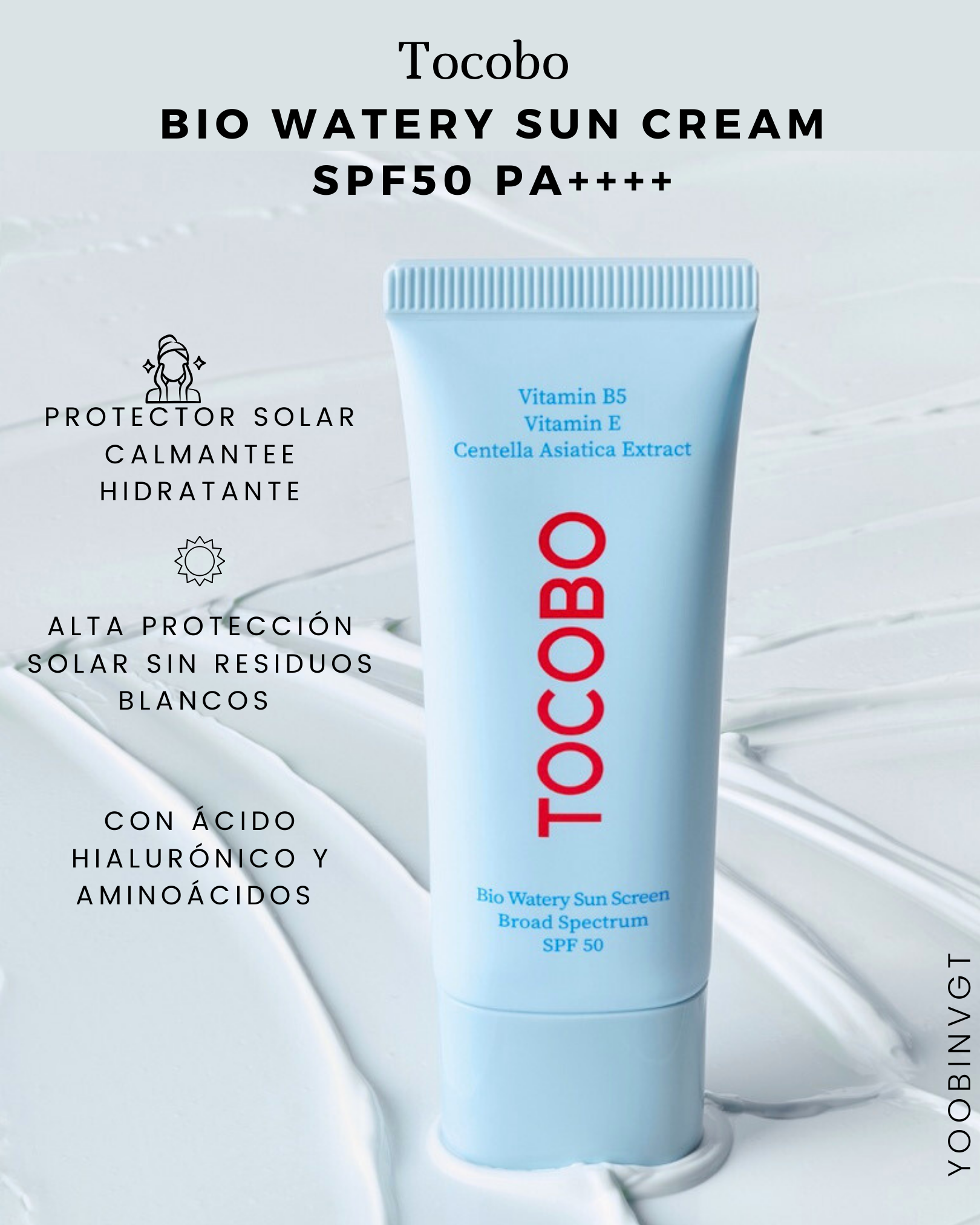 TOCOBO BIO WATERY SUN CREAM SPF50+ PA++++