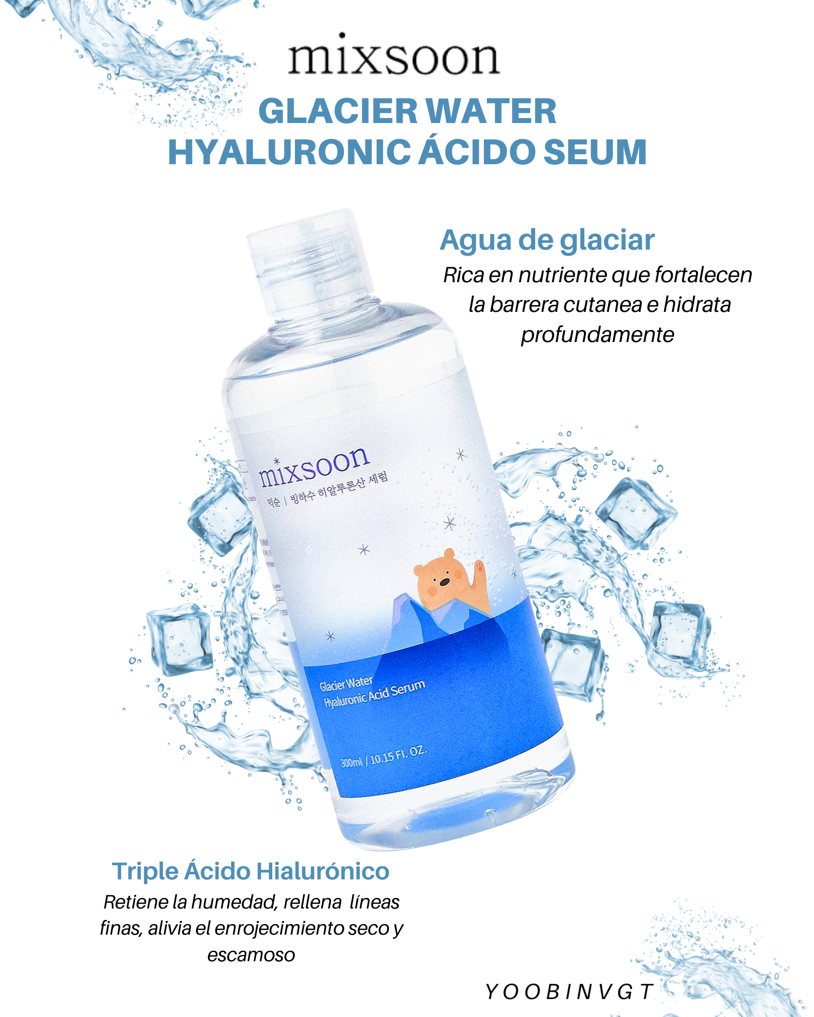 MIXSOON GLACIER WATER HYALURONIC ACID SERUM