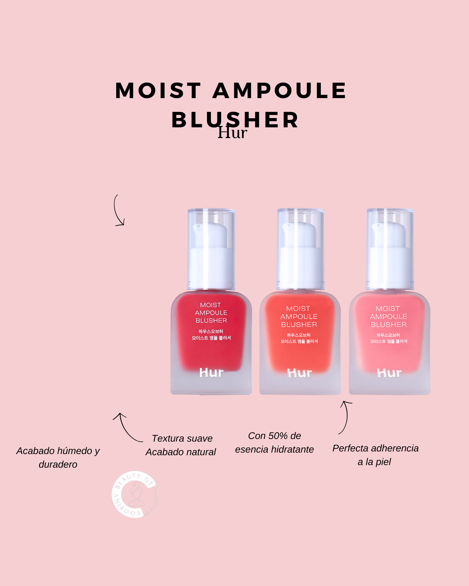 HUR MOIST AMPOULE BLUSHER