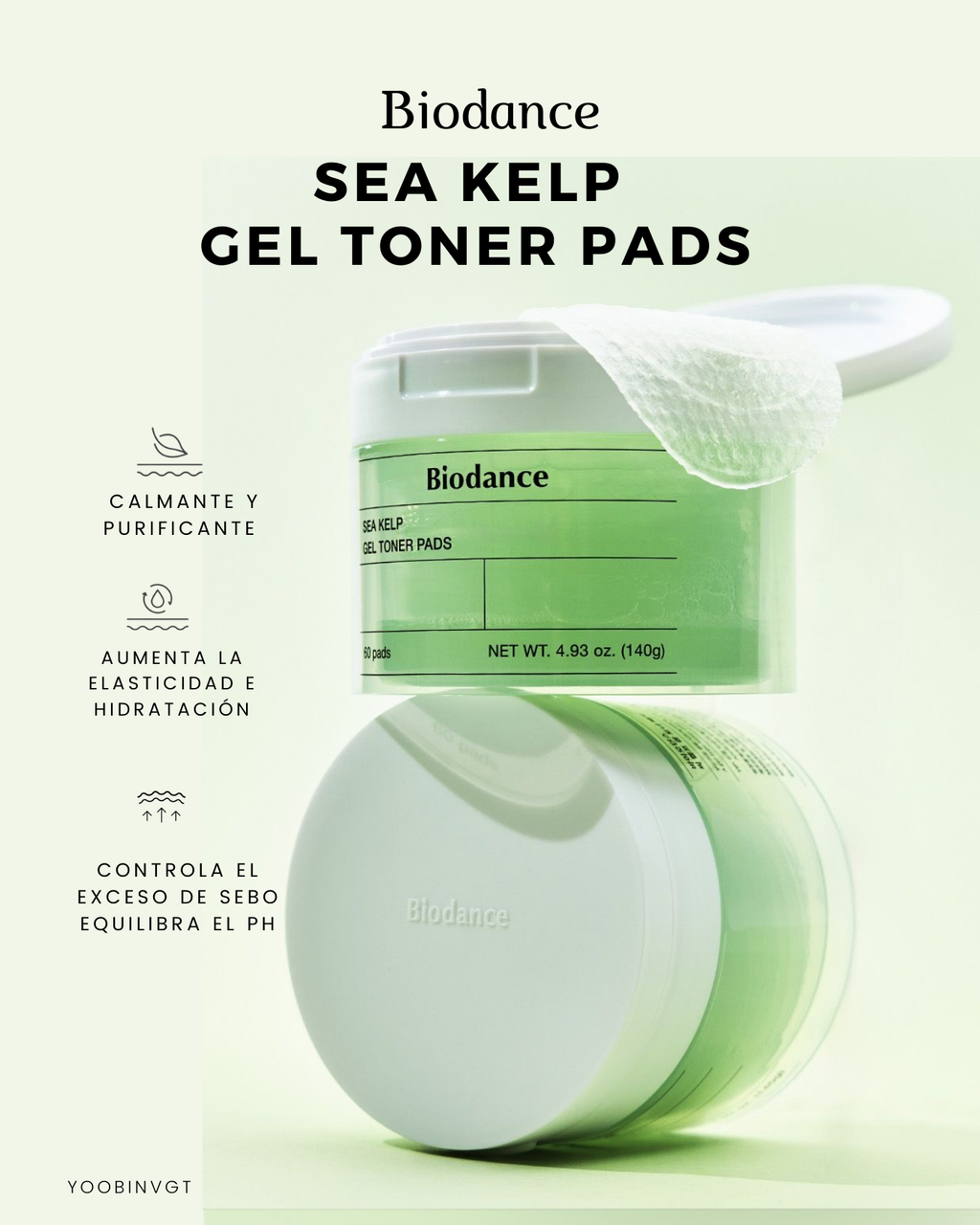 BIODANCE SEA KELP GEL TONER PADS
