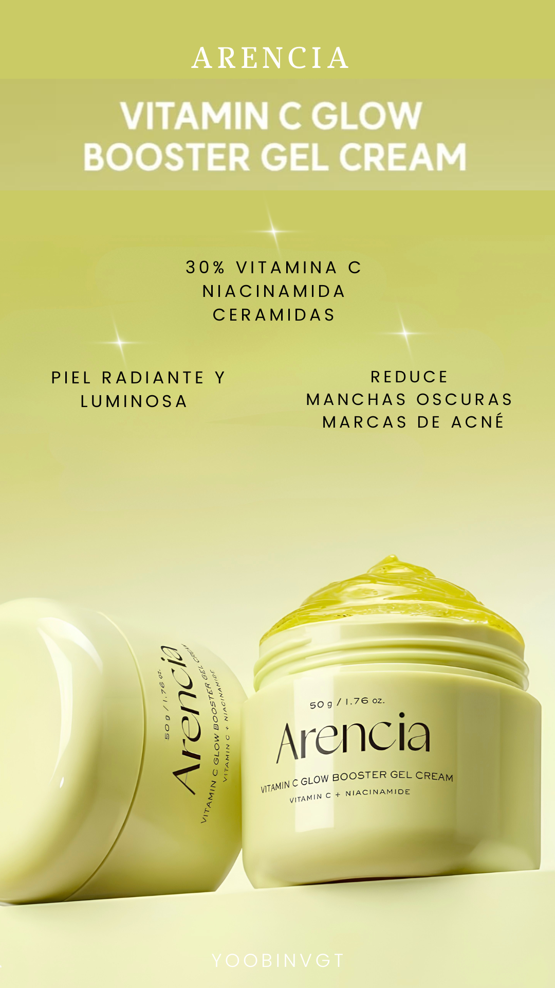 Arencia Vitamin C Glow Booster Gel Cream
